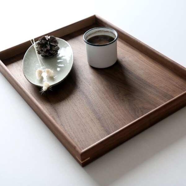 Wood Serving Tray Etsy