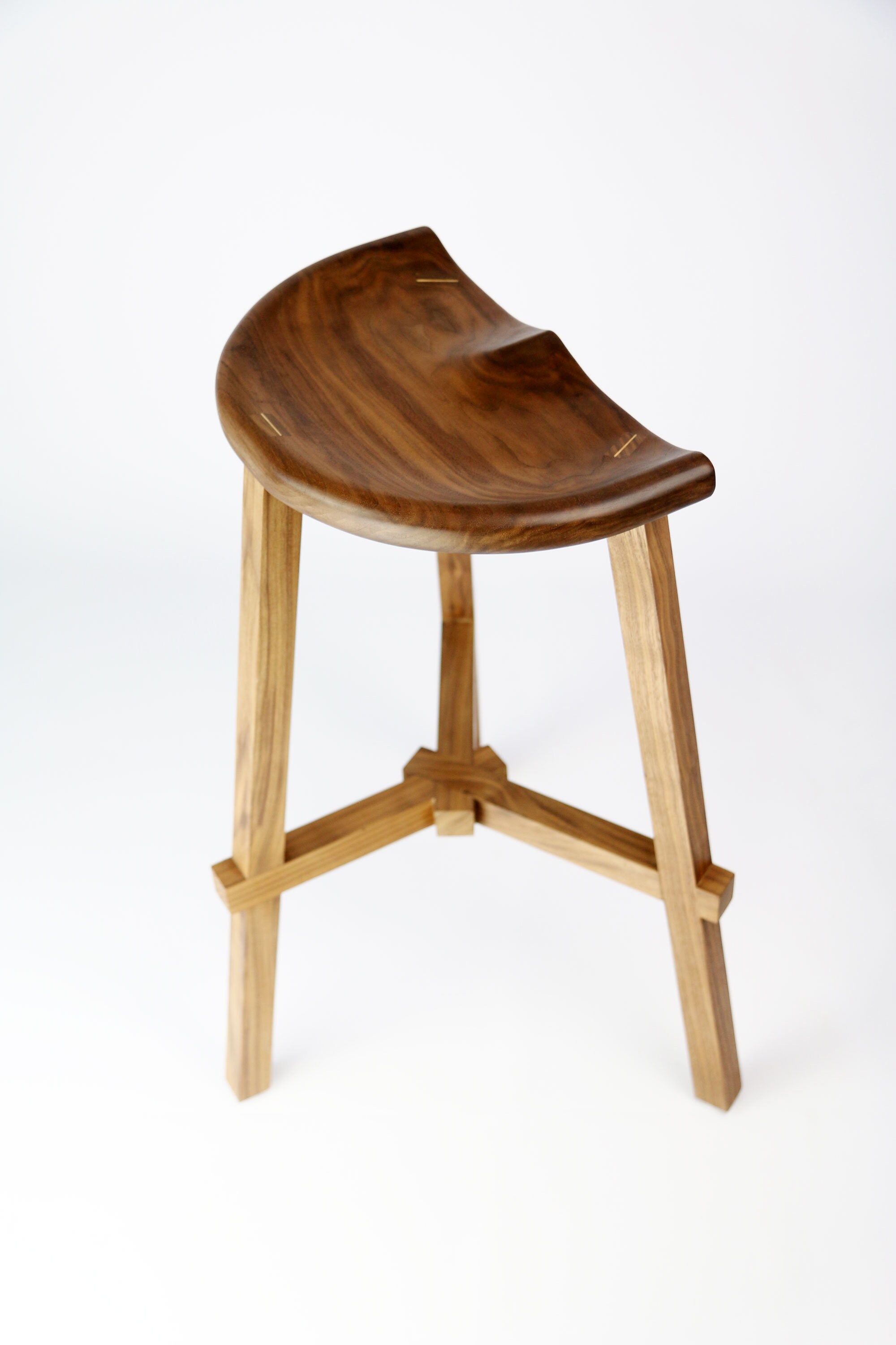 Set of 2 Wooden Kitchen Island Bar Stools Handmade in the UK Etsy UK