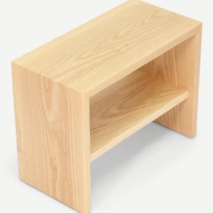 Solid Wood Bedside Cabinet | Handmade Wooden Nightstand | Small Side Table for Bedroom Storage
