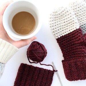 Vanilla Dip Mitten Pattern/crochet pattern/mitten pattern/winter mittens/handmade mittens image 3