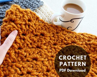 Shell Stitch Cowl Pattern/winter cowl/neck warmer