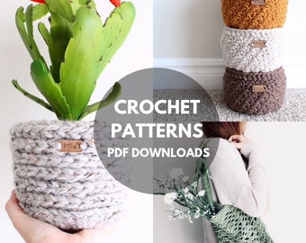 Spring Essentials Combo Pack//crochet market bag/crochet baskets/reusable bag
