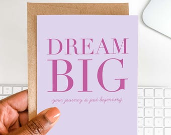 Dream Big Graduation Card | Congratulations, Graduate