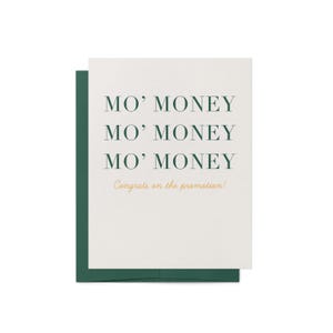Mo' Money Promotion Card | Funny New Job Congratulations bild 7