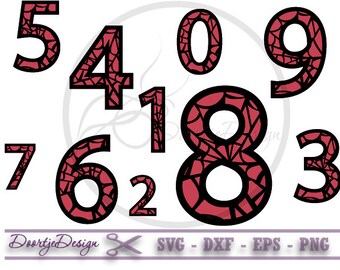 spiderman numbers etsy