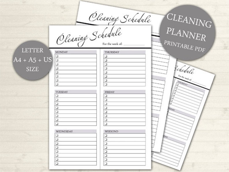 Cleaning plan. Weekly Cleaning Planner. Трекеры для ежедневника распечатать.