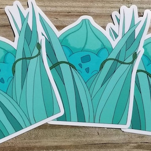 Bulbasaur in the Tall Grass sticker