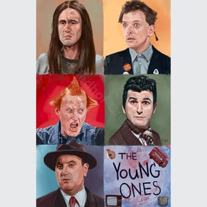 The Young Ones art / 11 x 17 art print / digital painting