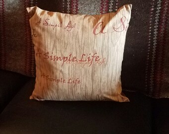 throw pillow Farmhouse Stuffed Primitive black crow 16/"x16/"
