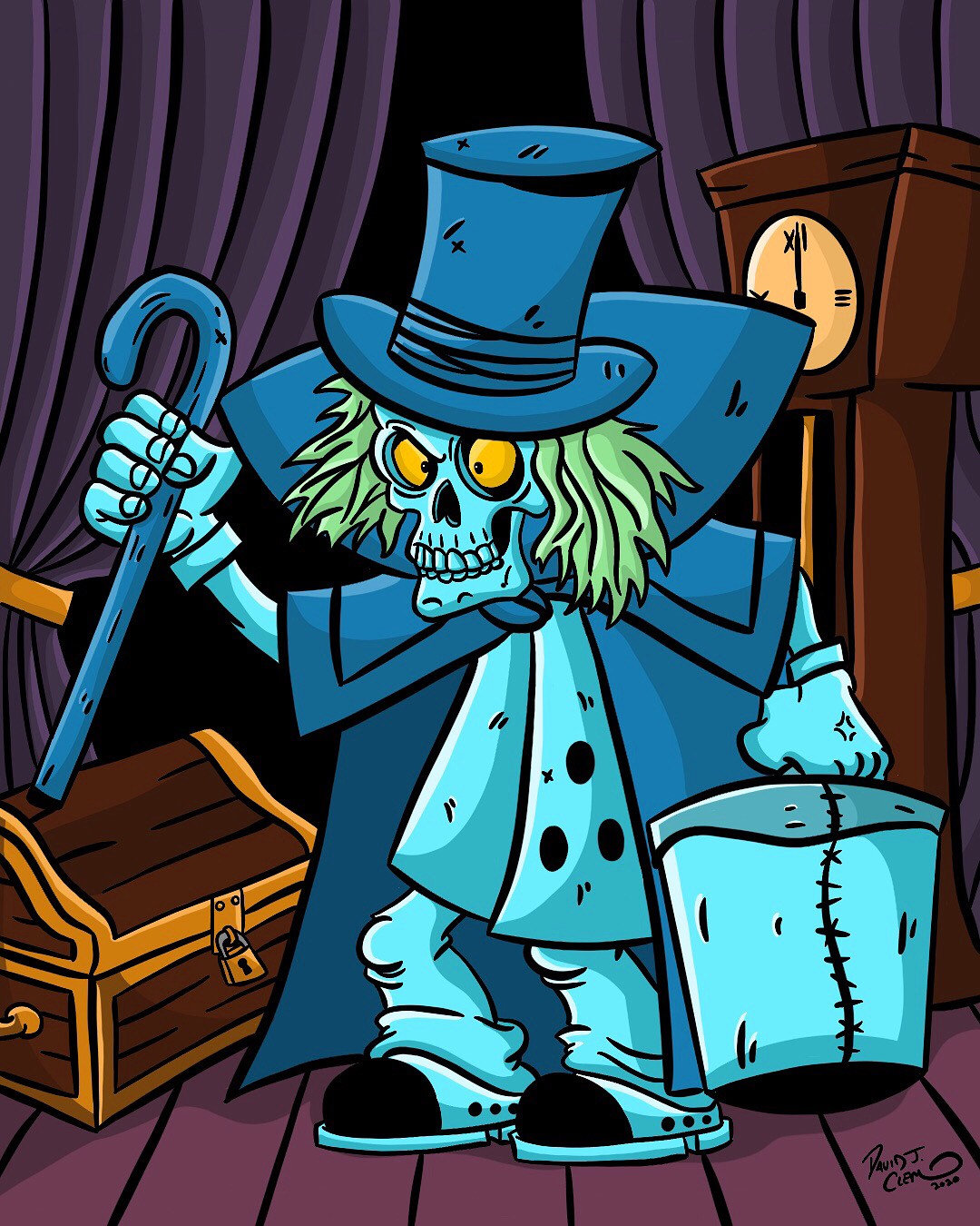 The Hatbox Ghost Print Etsy