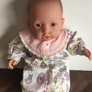 Easter Romper for large doll - 14&quot;-16&quot;