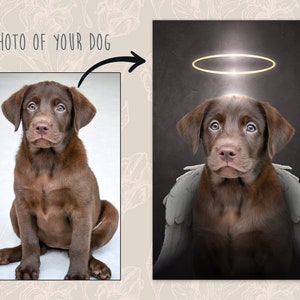 Labrador Gifts, Labrador Artwork, Labrador Art Print, Dog Memorial Gift, Dog Sympathy Gift Canvas Print, Custom Dog Portrait, Pet Loss Gift