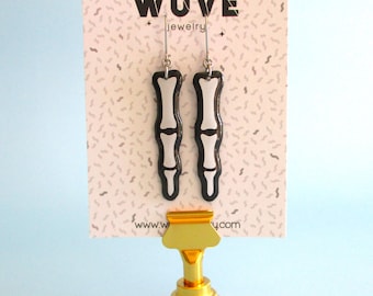 Skeleton Finger Earrings