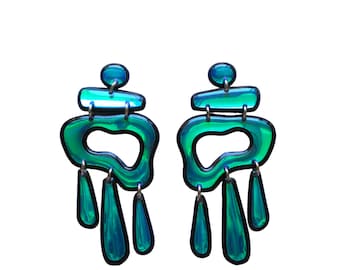 Holographic Dangle Earrings