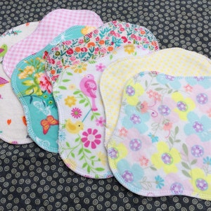 GRAB BAG, 100% Cotton Reusable Cloth Pantyliners, Panty Liners, Variety Set, 3 Sizes, Daily Freshness image 3