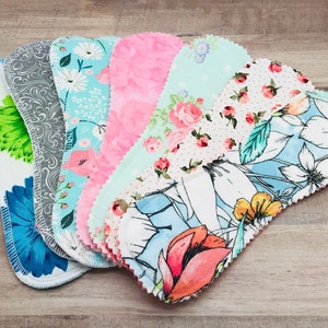 GRAB BAG, Reusable Cloth Pantyliners, Long Liners, Wingless Style