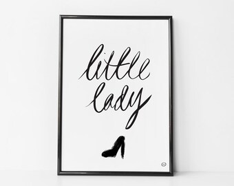 Little Lady - Printable Wall Art Download