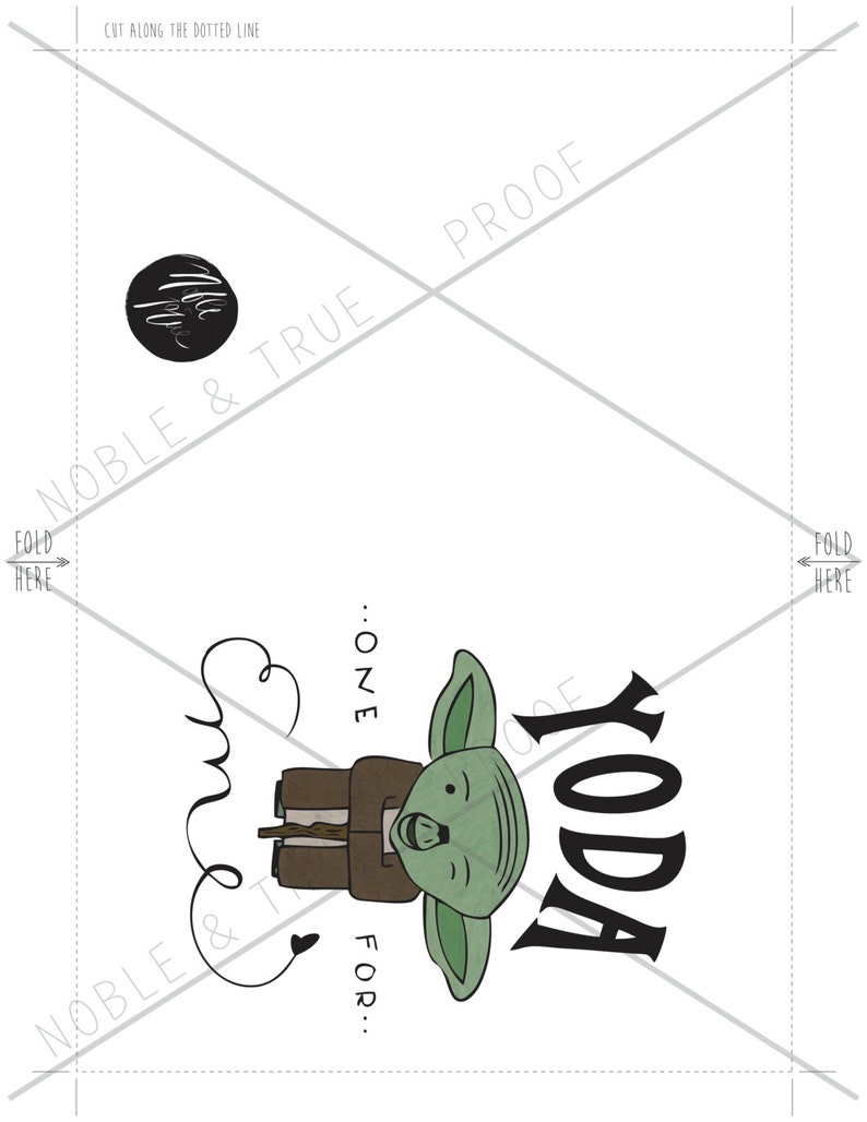 Yoda One for Me PRINTABLE Star - Il 794xN.986567986 Q44a