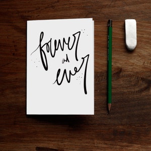 Forever and Ever - PRINTABLE Greeting Card