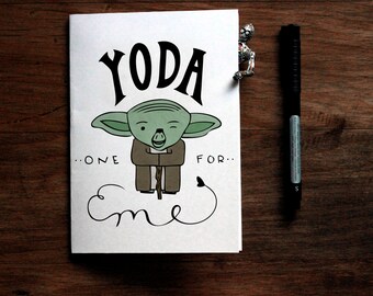 Yoda One For Me - PRINTABLE Star Wars Greeting Card