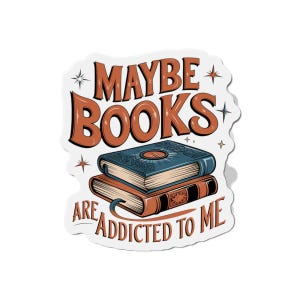 Book Lover&#39;s  Magnets | Literary Gifts, Home Decor, Reading Accessories, Bookish Merchandise, Magnetic Stickers, Teacher Gift, Librarian
