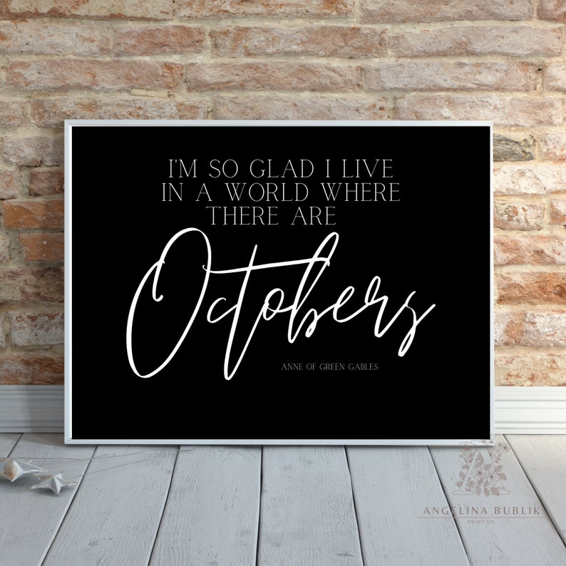 A world where there are Octobers