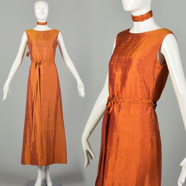 Sangria/Red/Gold Embroidered Dupioni Silk