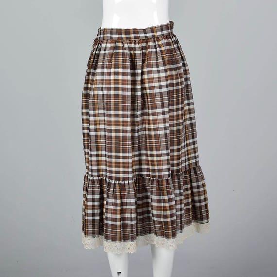 Large Cotton Summer Separates Skirt Separates Vin… - image 2