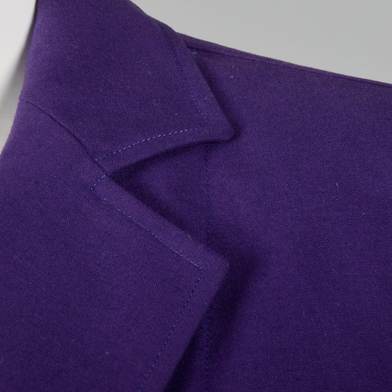 Medium 1980s Cacharel Purple Blazer Vintage Women… - image 7