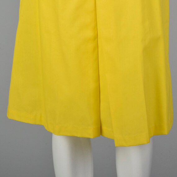 Small 1960s Bright Yellow Skirt Mod Mini Skirt Co… - image 5