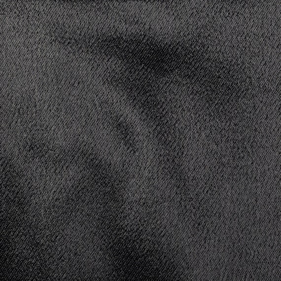 XS Black Top 1980s Satin Wrap Top Peplum Cross Ov… - image 7