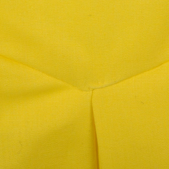 Small 1960s Bright Yellow Skirt Mod Mini Skirt Co… - image 6
