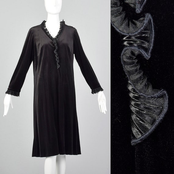 70s velvet dress