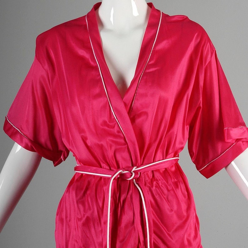 Medium 1970s Pink Pajamas 70s Pjs Lingerie Sleepwear - Etsy