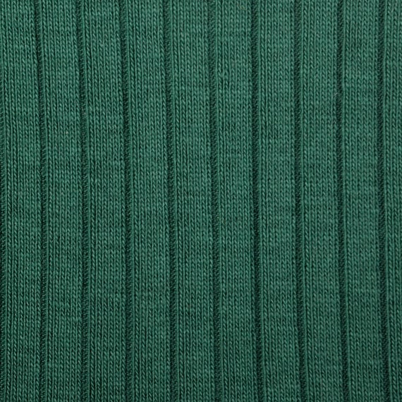 XS 1960s Deadstock Green Ribbed Knit Lightweight … - image 7