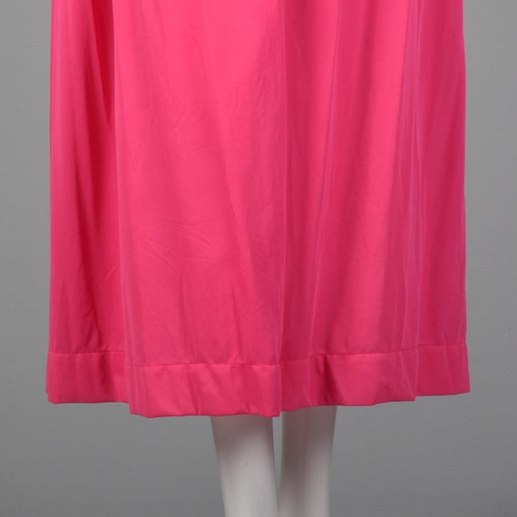 Small 1960s Peignoir Set Pink Nightgown Matching … - image 9