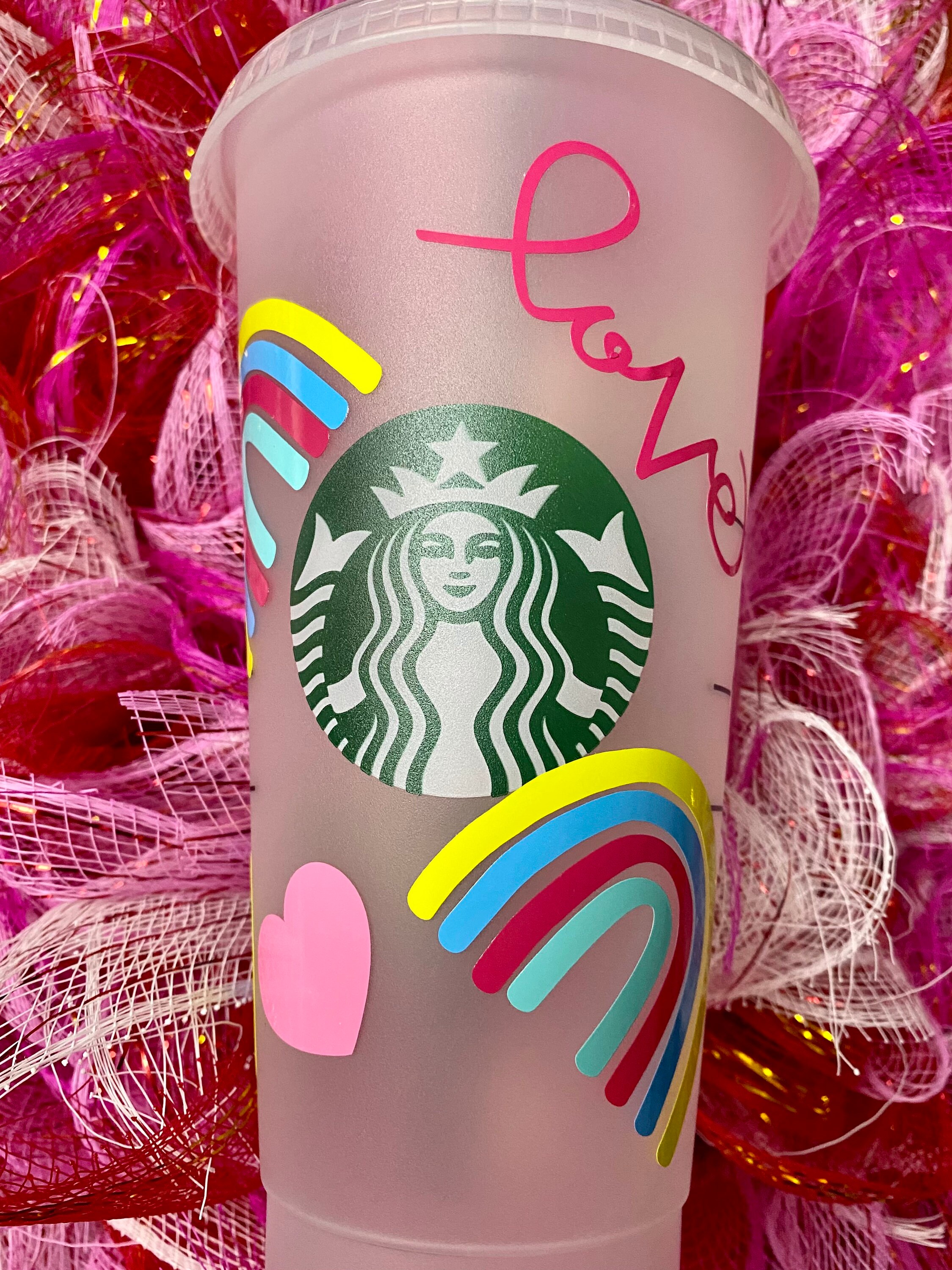 Starbucks Cold Cup Venti Tumbler with lid and straw Etsy