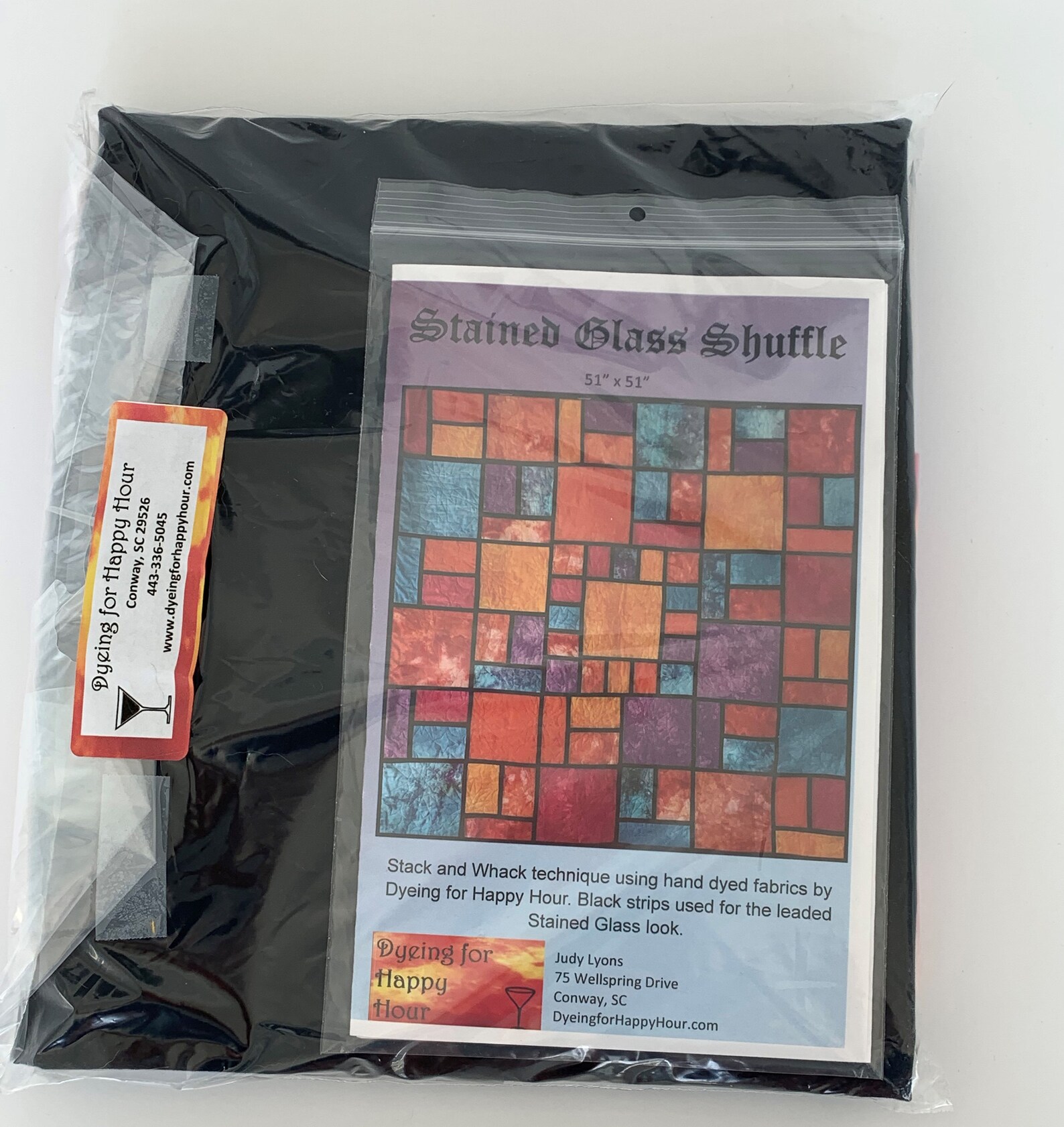 Stained Glass Shuffle Quilt Kit Etsy