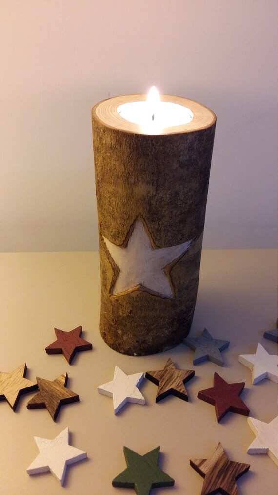 The Candle Holder Strain Christmas Candle Decoration Etsy