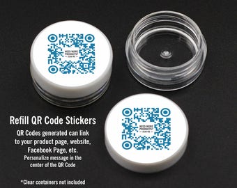 Rodan and Fields, Sticker, Samples, QR Codes, Stickers, RF, Digital, Printable