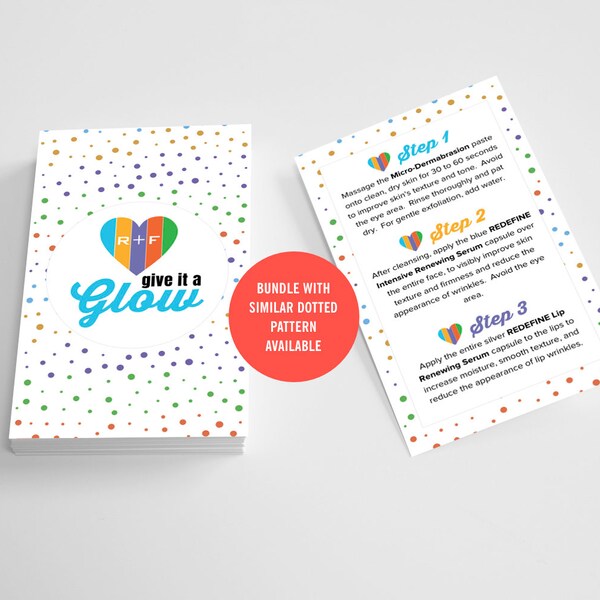 Printable Rodan And Fields Mini Facial Etsy Printable Rodan And Fields Mini Facial Etsy