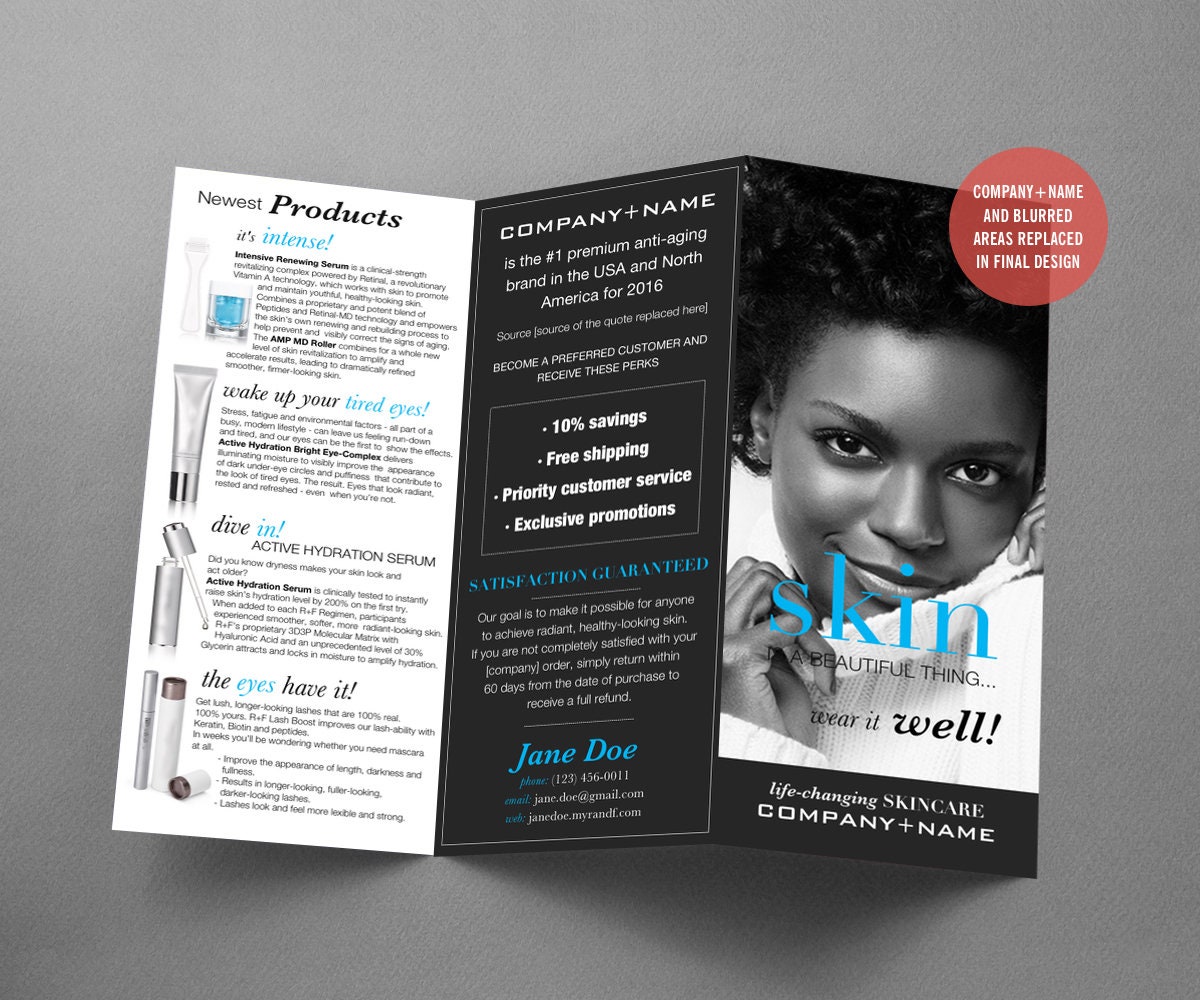 Printable Rodan And Fields Product Brochure