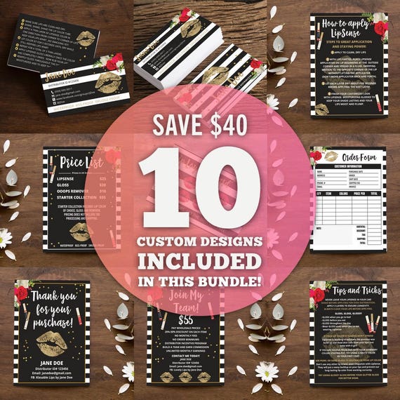 Lipsense Bundle, Small, Starter, Bundle, Lipsense Card  Lipsense Bundle main image 2