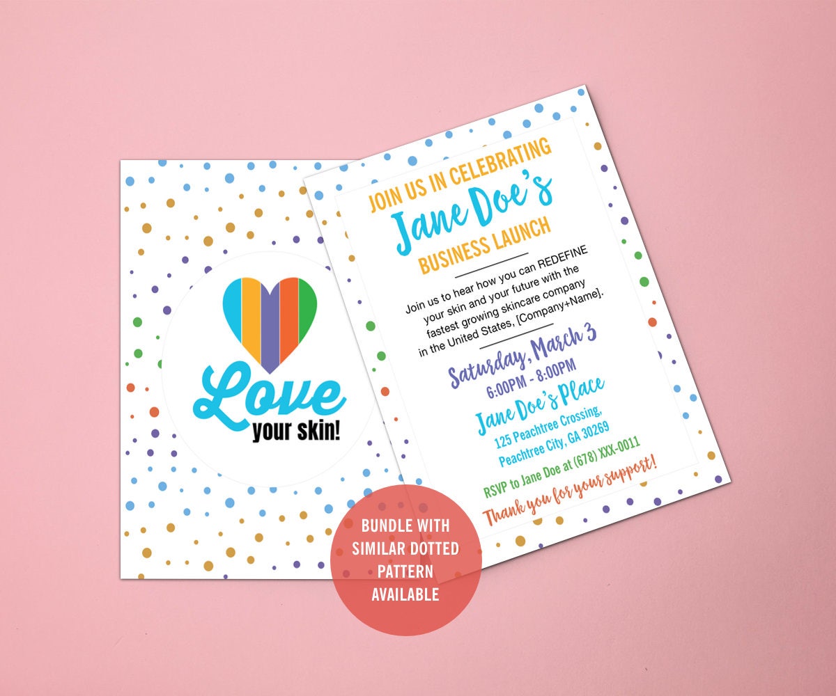 Rodan and Fields Launch Party, RF Big Business Launch Invitation