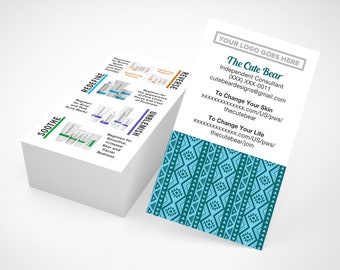 Rodan and Fields Business Cards, Batik, R and F Cards, RF, Rodan Business Card, Marketing, Branding, Printable, Digital