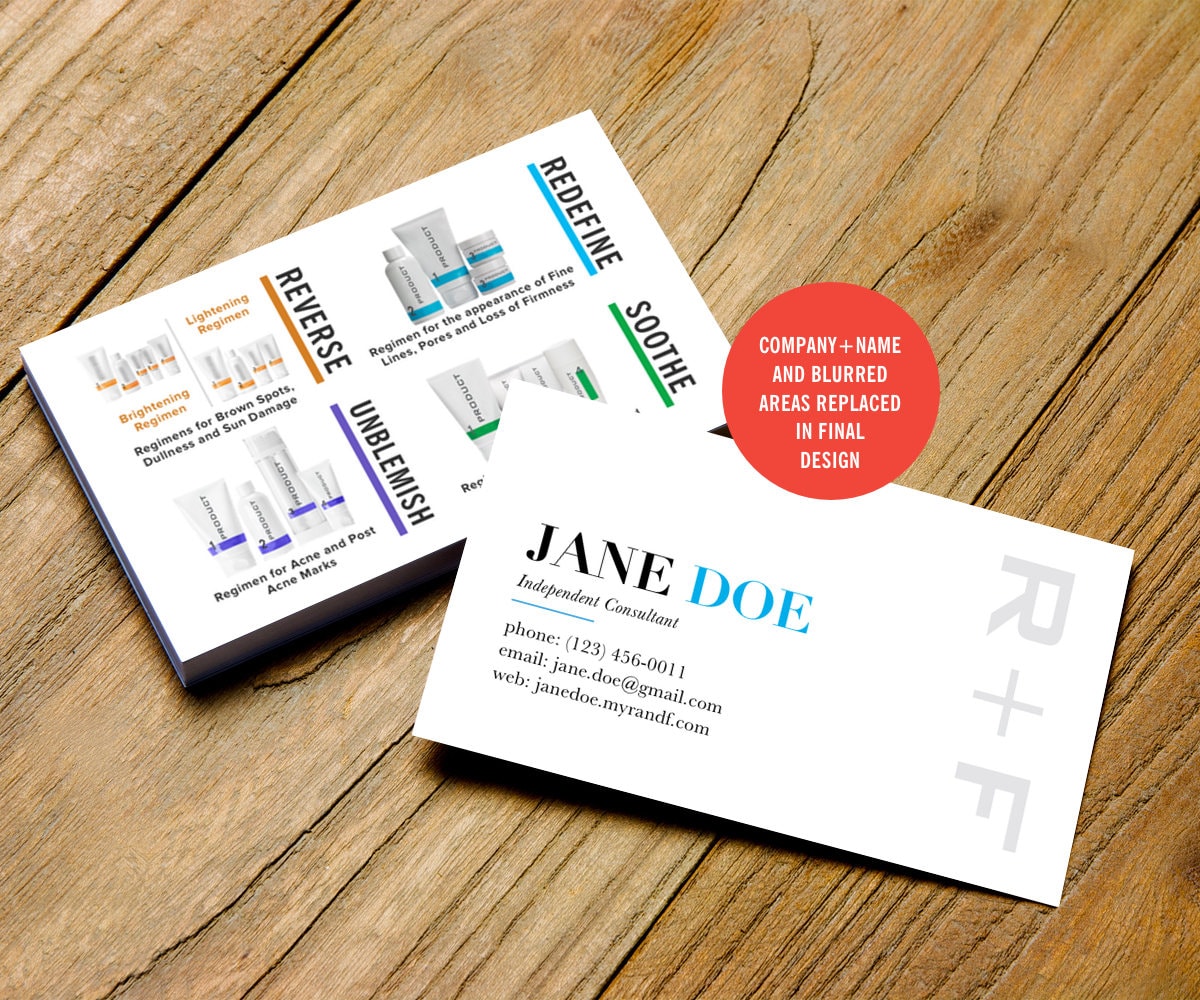 Image 8 for Rodan And Fields Business Card Template