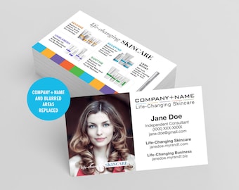 Rodan and Fields Business Cards, R and F Cards, RF, Rodan Business Card, Marketing, Branding, Printable, Digital