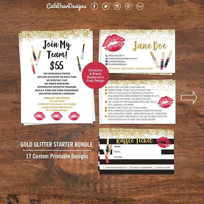 Lipsense Business Card - Lipsense Bundle Pack - Senegence International ...