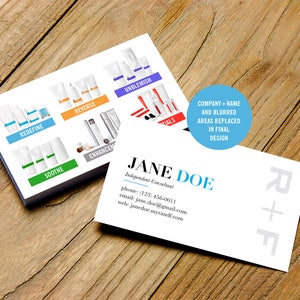 Rodan and Fields Business Cards, R and F Business Card, Rodan Fields Business Card with Regimens, Printable, Digital