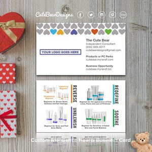 Rodan and Fields Visitekaartjes / Gentle Hearts / Producten / Regimes / Herdefiniëren / Kalmeren / Onbleekbaar / Omgekeerd / Digitaal / Afdrukbaar